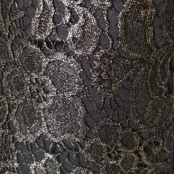 🇨🇦 Black & Gold LeChateau Sheath Dress-- NWT and Made in Canada! - Picture 7 of 11